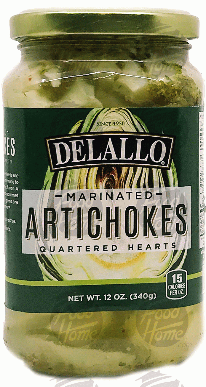 Delallo  marinated artichoke hearts quartered & marinated Full-Size Picture